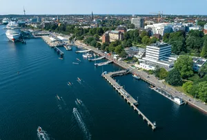 Luftbilde der Kieler Förde